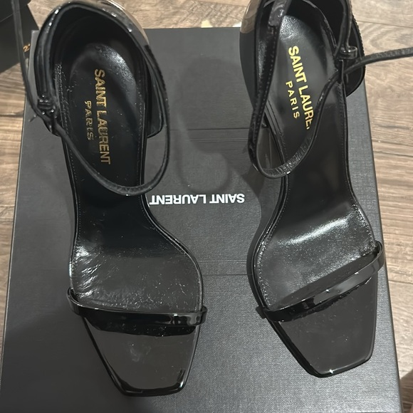 Like New YSL Black and Gold Heels - Picture 3 of 4
